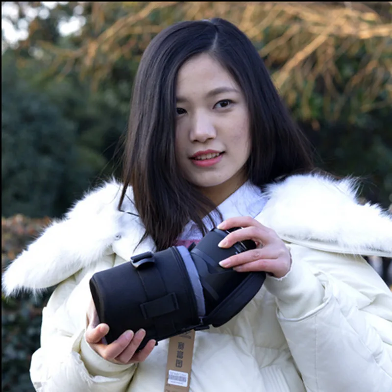 Safrotto Bolsa de fotografia Сумки для фотоаппаратов DSLR чехол объектива Черный ударопрочный