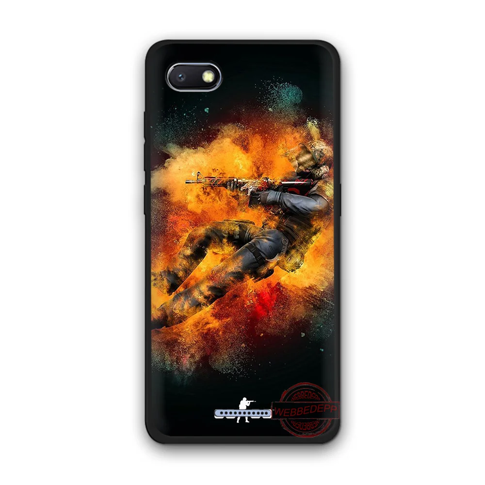 WEBBEDEPP Counter-Strike CS TPU Phone Case for Redmi Note 6Pro 7Pro 4A 4X 5 5A 6A 8A 7 S2 note 8 |