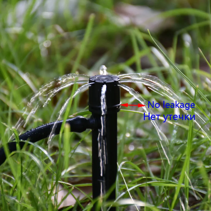 

Drip irrigation dripper 8-hole adjustable sprinkler nozzle drip irrigation for greenhouse 1/4" hose adapter With O-ring 8pcs