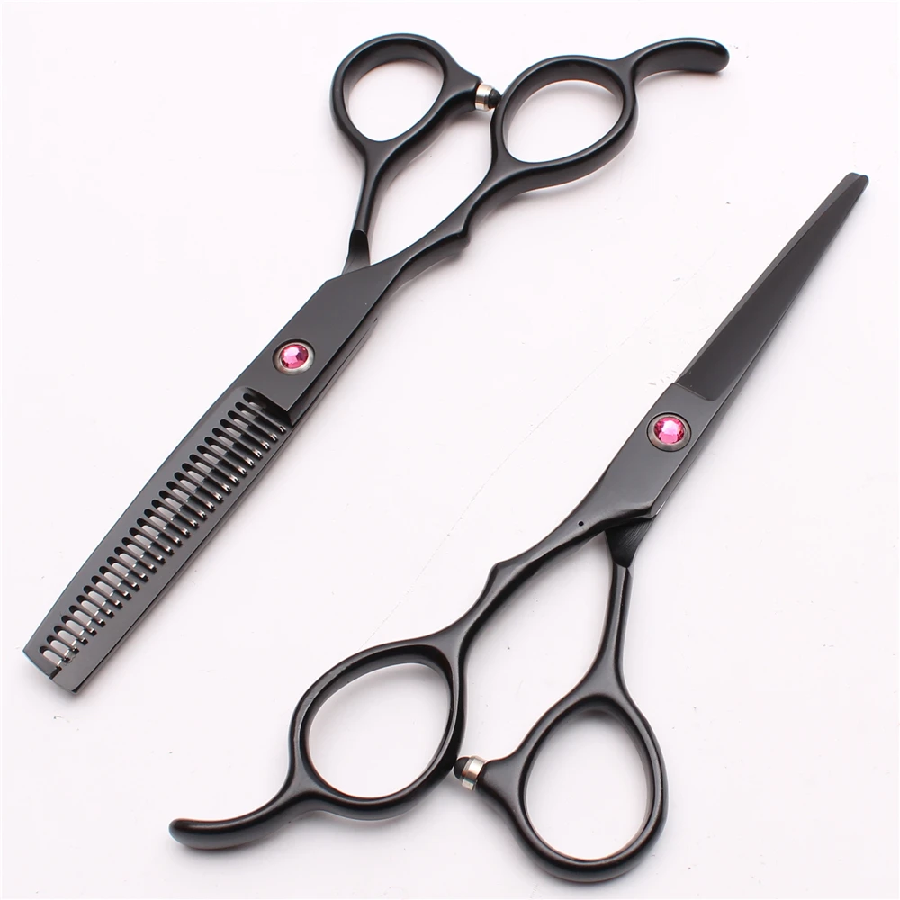 Left Hand 6.0&quot 17.5cm Customize Logo 440C Haircut Set Hairdressing Scissors Cutting Thinning Shears Hair C8001 | Красота и