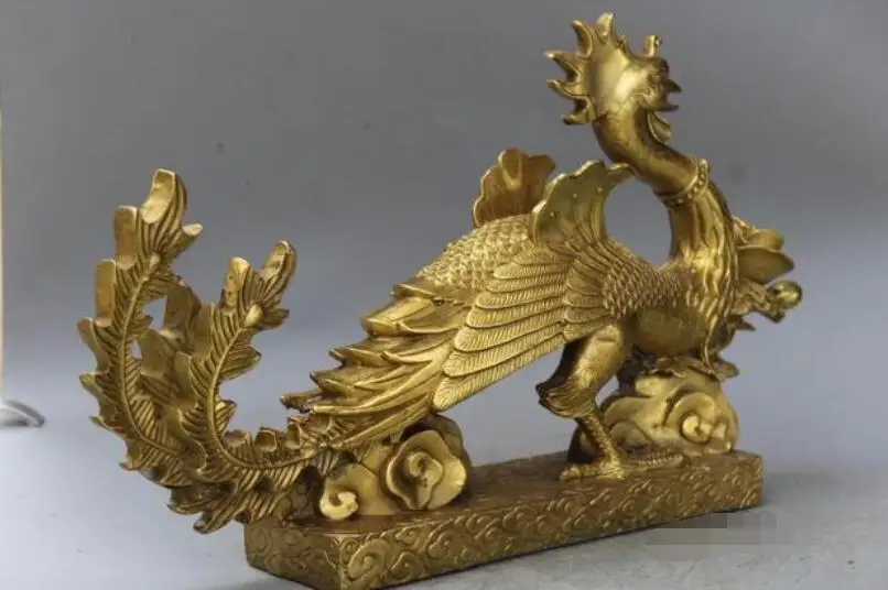 Китайская королевская медная латунная статуя знаменитой вермили Воробей