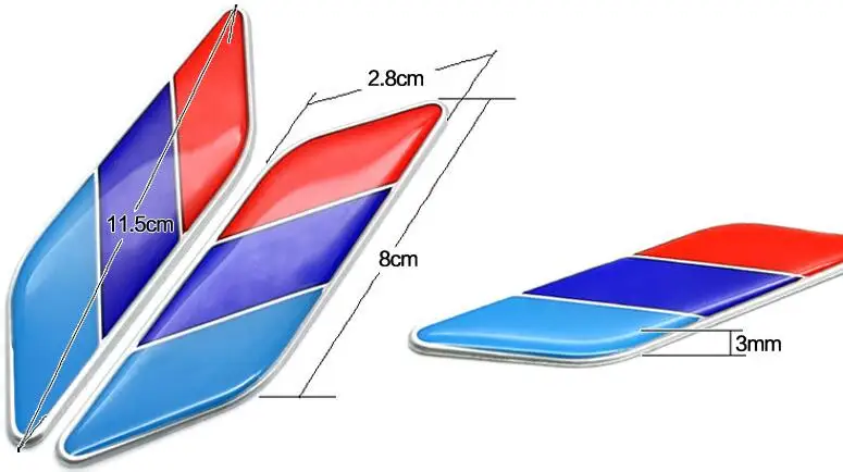 5 pairs Aluminum Alloy National Japan Flags Car-styling Emblems Decorations Flag Car Side Stickers Badge Accessory | Автомобили и