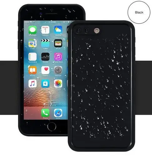 Black Для iphone 6 водонепроницаемый ТПУ чехол IP54 тонкий жизни водонепроницаемый защитный чехол для iphone 6s чехол s силиконовый чехол с отпечатком пальца - Цвет: Black