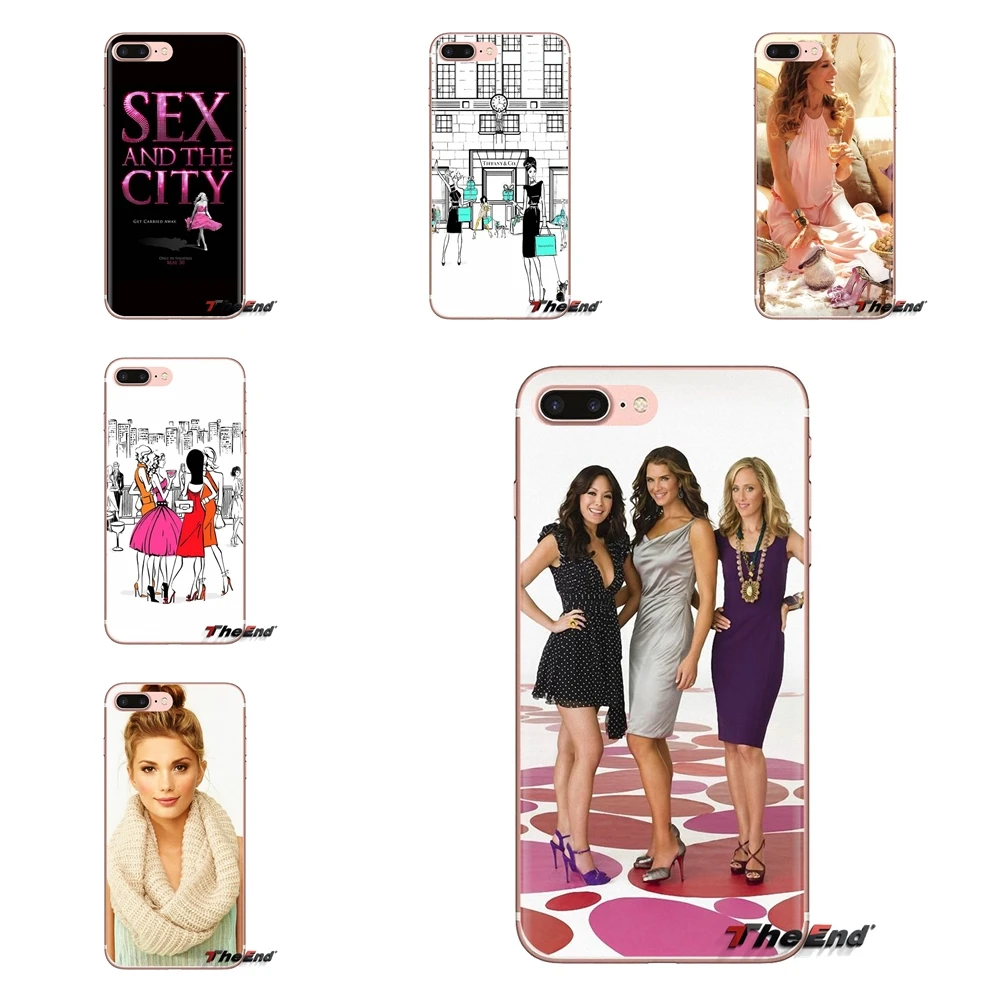 Мягкий прозрачный чехол для Xiaomi Redmi 4A S2 Note 3 3S 4 4X 5 Plus 6 7 6A Pro Pocophone F1 Sex and the City American TV Art