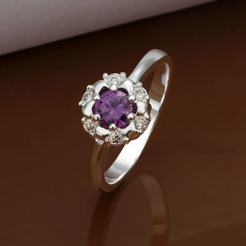 Посеребренная кольцо стерлингового серебра Jewelry Кольцо заводские цены моды