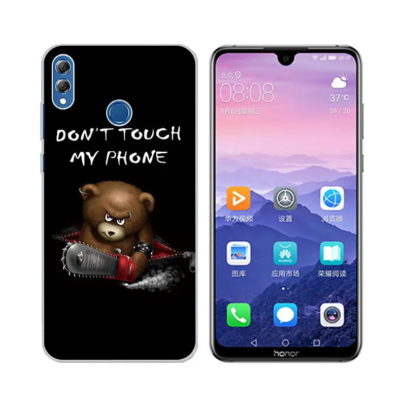 Arvin Мягкий ТПУ чехол для Huawei Honor 8X прозрачный силиконовый 5X 6X V8 8 4X 4A 5C Fundas Max Protector |