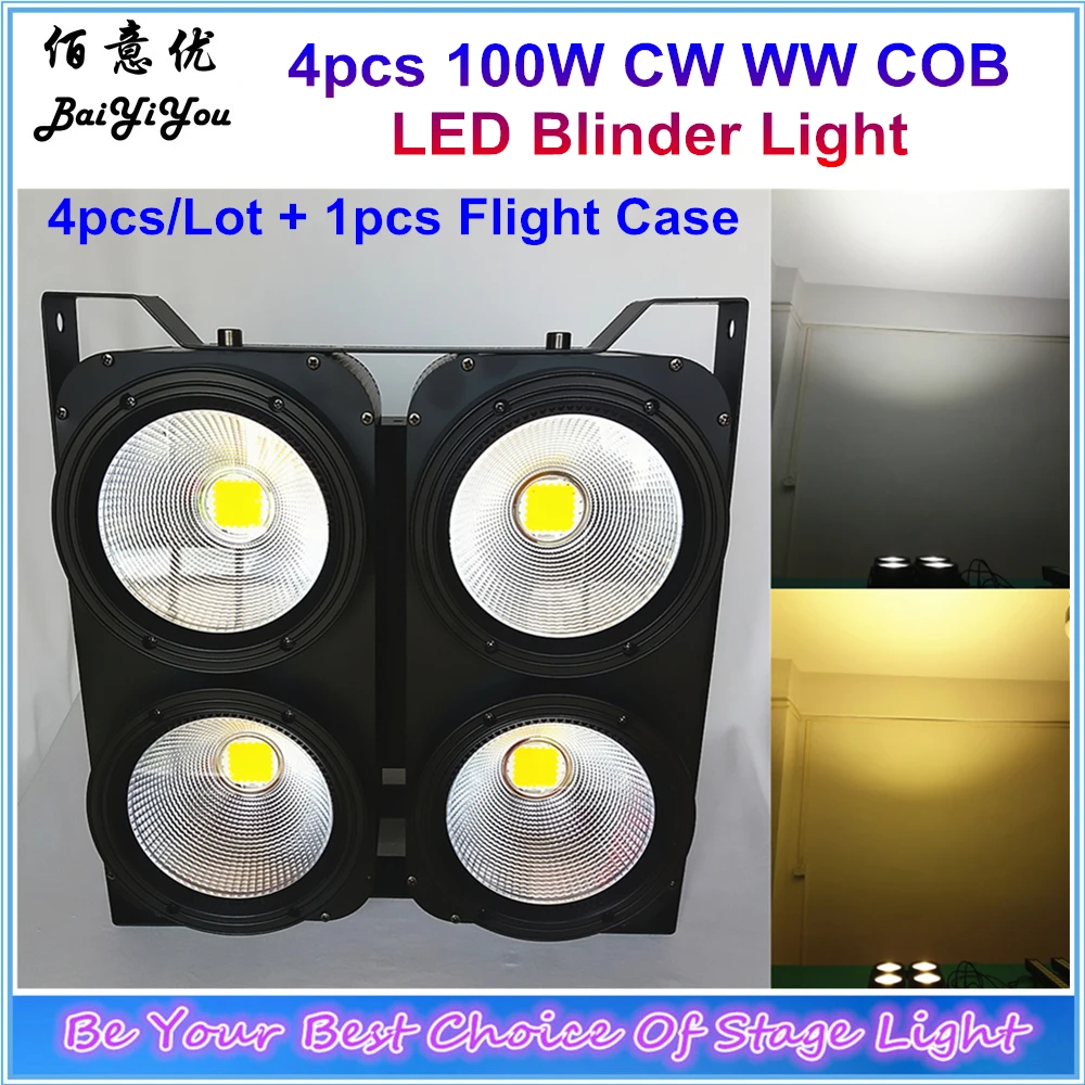 Новые 4 шт. * 100W CW WW 2in1 COB светодиодный с новой уникальной технологией рассеивания