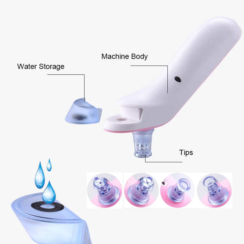 2в1 вакуумный отпариватель для удаления угрей лица прибор использует консилер