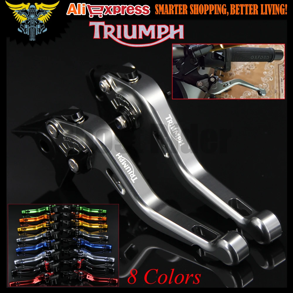8 видов цветов для Triumph TIGER 1200 EXPLORER 2012 2013 2014 2015 2016 Titanium CNC 2 пальца короткие рычаги