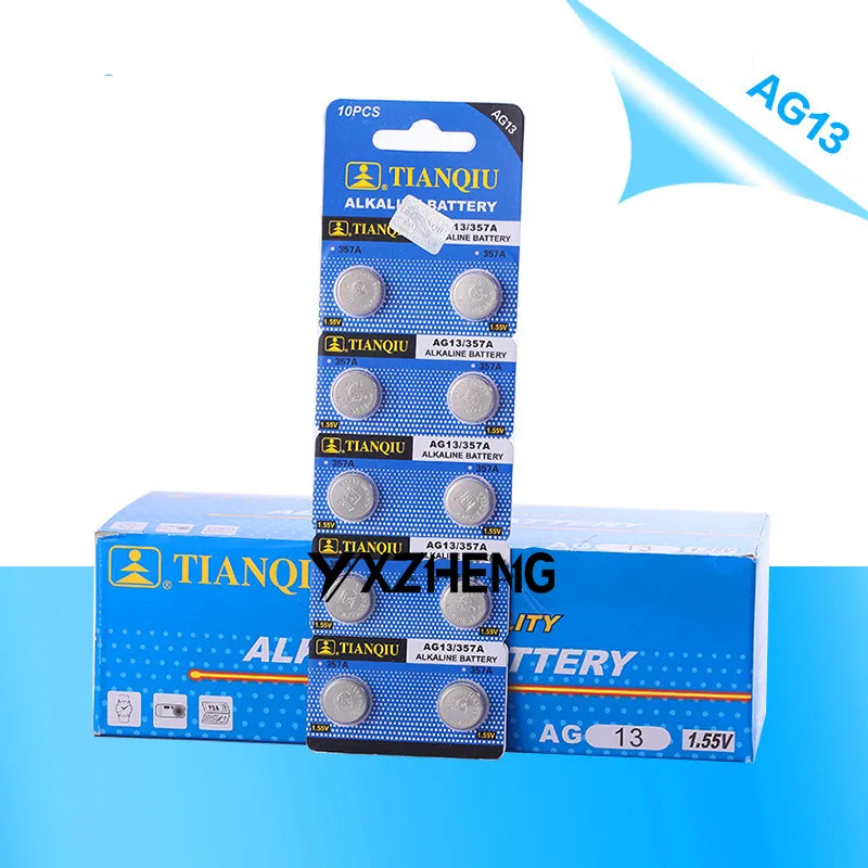 

200pcs(10card) 100% Genuine wholesale hihg quality LR44 AG13 LR44 SR44 battery LR44 357 AG13 L1154 split packing 10pcs/card