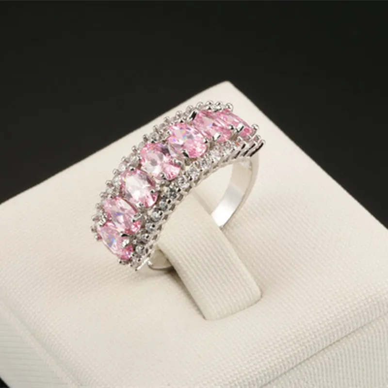 CC Ювелирные изделия Модные ювелирные кольца для женщин Cincin Wanita голубой камень