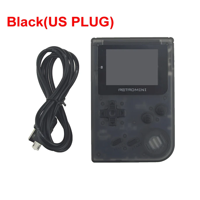 No TF Card Black US Мини игровая консоль ретро портативные игровые плееры 32 бит портативные встроенные 968 классические игры для детского подарка - Цвет: No TF Card Black US