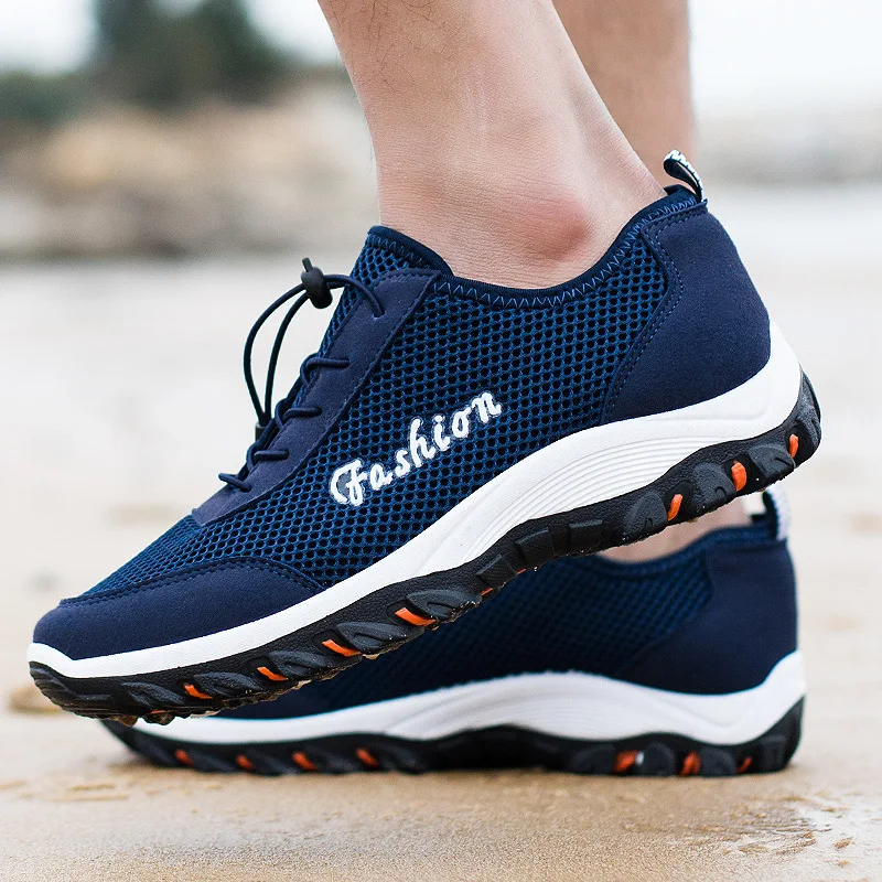 Spring And Summer Of 2019 Breathable Comfortable Light Deodorizing Leisure Outdoor Sports Mesh Men's Shoes | Обувь