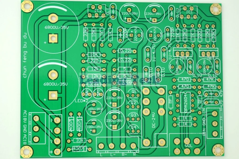 Плата PCB для HIFI усилителя Dual Op Amp LM1875 25 Вт * 2 17В ~ 18В|board board|board pcbboard amp |