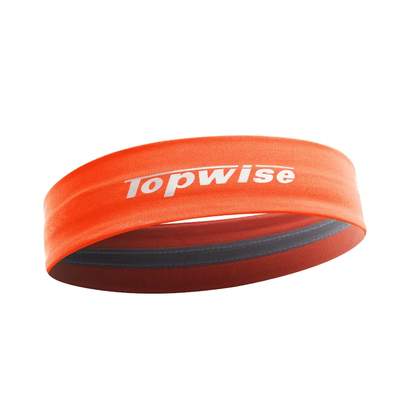 Orange Спортивная повязка от пота Велоспорт Напульсник для йоги для Для женщин головные повязки для йоги головы Налобные повязки спортивные наушники Для мужчин тренажерный зал повязка на голову спорт повязка голову спортивная - Цвет: Orange