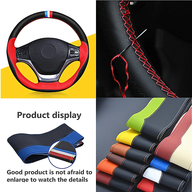 DIY оплетка рулевого колеса кожаный чехол в руле Чехлы для женщин мужчин Chevrolet Cruze