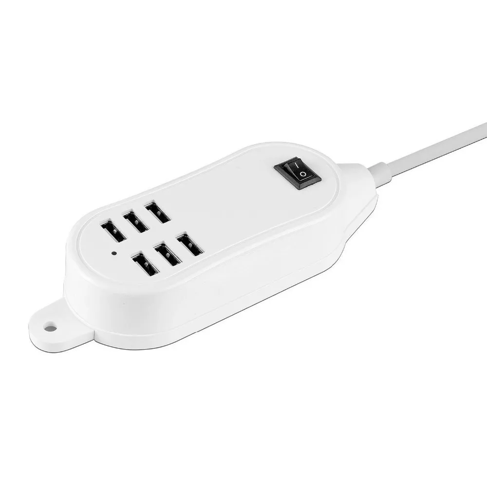5А 6USB интерфейс подключаемый смартфон планшет мульти порт USB зарядное устройство