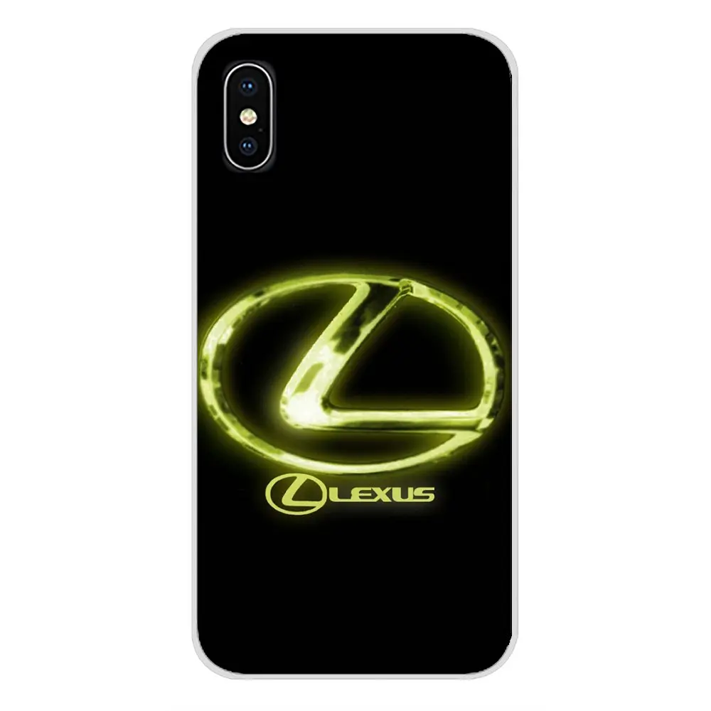 Для роскошного lexus автомобиля логотип прозрачный ТПУ оболочка Чехлы для Apple iPhone X