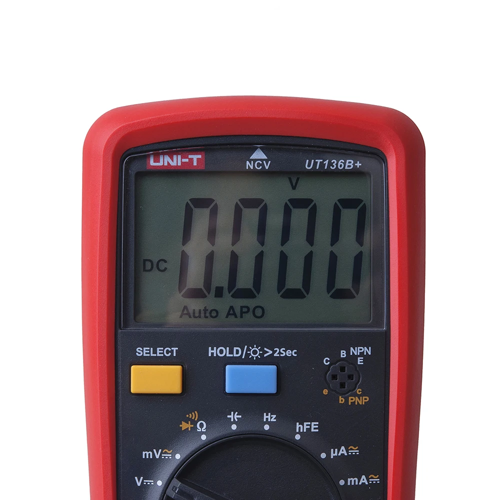 Uni-t UT136B+/UT136C+ цифровой мультиметр AC/DC напряжение тока мультиметр сопротивление, частота Авто дальномер