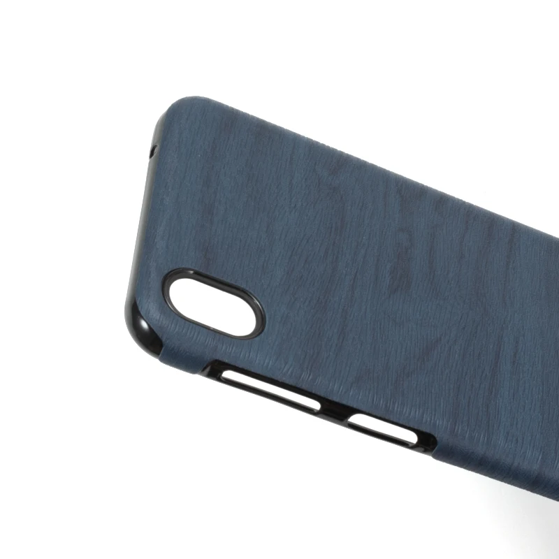 Кожаный чехол для телефона с деревянным лицевым покрытием Umidigi One Max мягкий