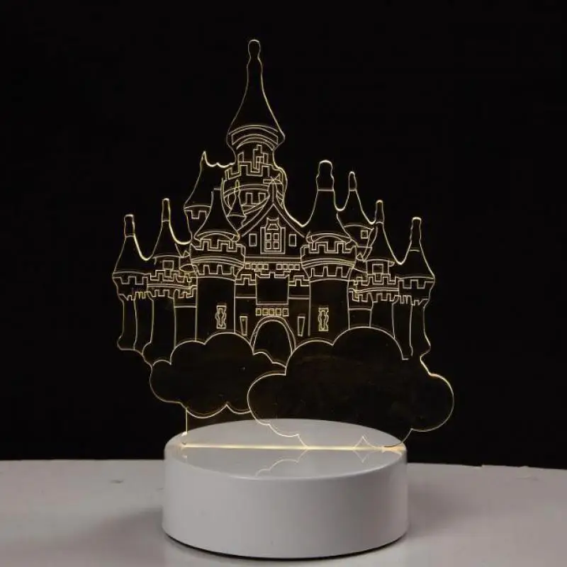 3 цвета Изменение 3d настольная лампа для гостиной Lamparas De Mesa спальни украшение