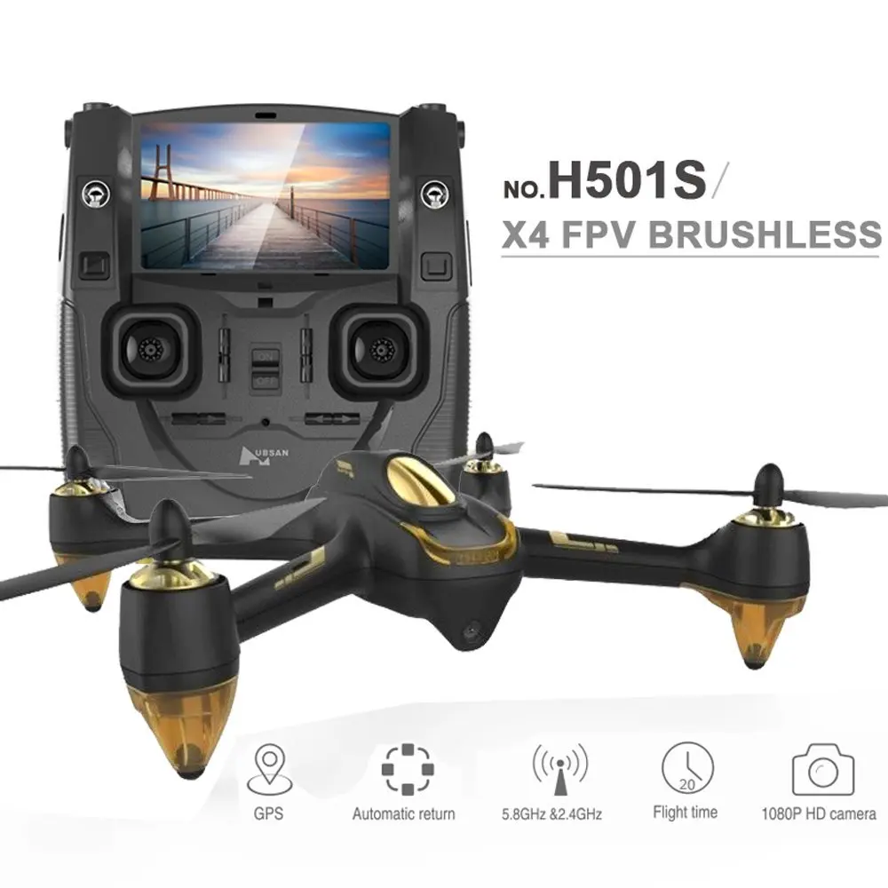 Xiangtat оригинальный Hubsan H501S X4 RC Дрон с 1080P HD камерой 5 8G FPV Квадрокоптер GPS Follow Me
