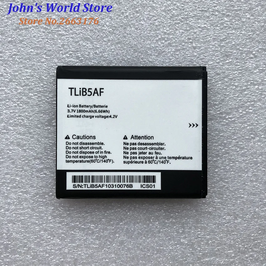 Оригинальный аккумулятор для телефона TLiB5AF Alcatel One Touch Pop C5 OT 5036 5036D 5037 5037D Сменные