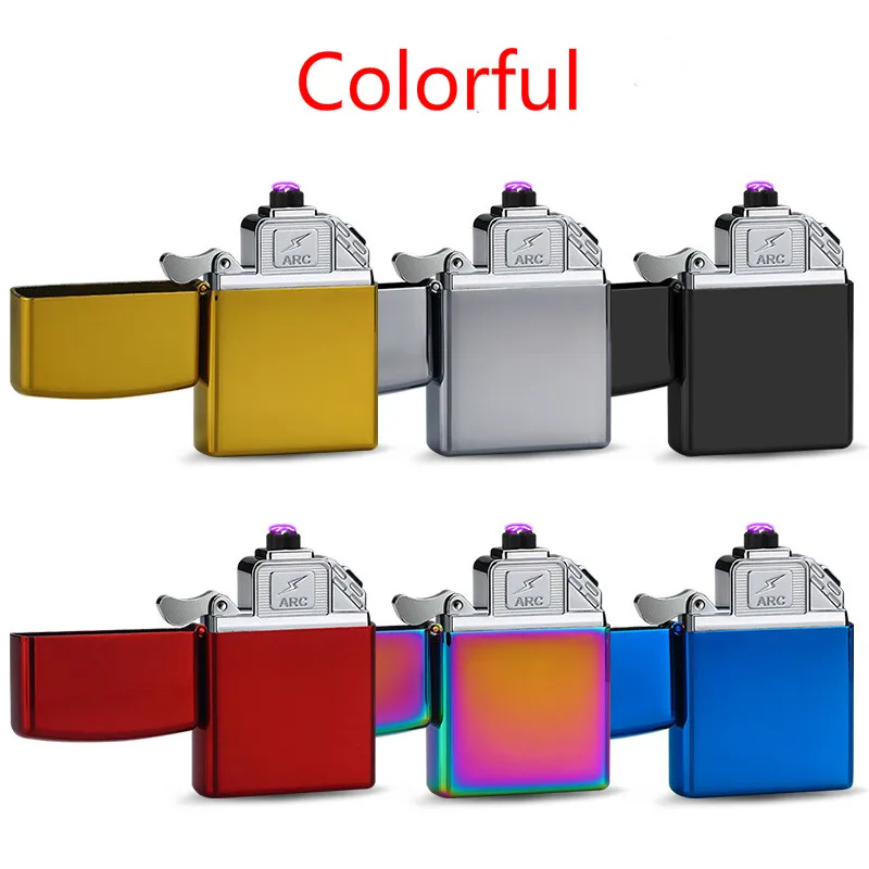 Usb двойной дисплей новый крест электрической дуги импульса плазменная Зажигалка