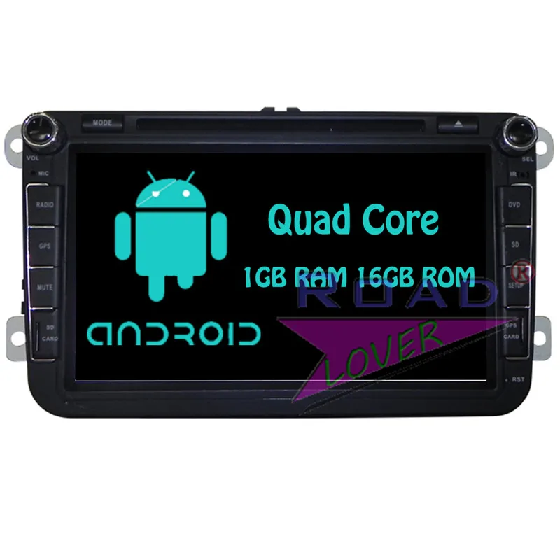 Roadloevr Android 6 0 Автомобильный мультимедиа для Volkswage Touran Tiguan Passat B5 T5 Multivan Caddy Touareg