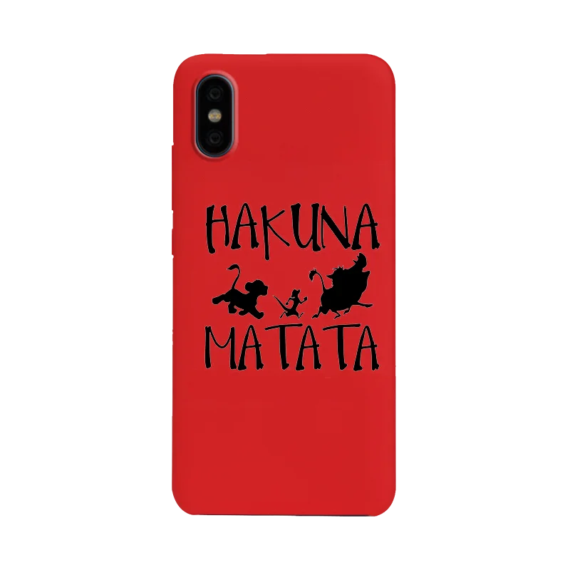 Hakuna Matata Король Лев Тимон Мягкий силиконовый чехол для телефона чехол для iPhone 5 5S SE 6 6s 7 8 plus X Xs XR max pumbaa simba - Цвет: R-1338