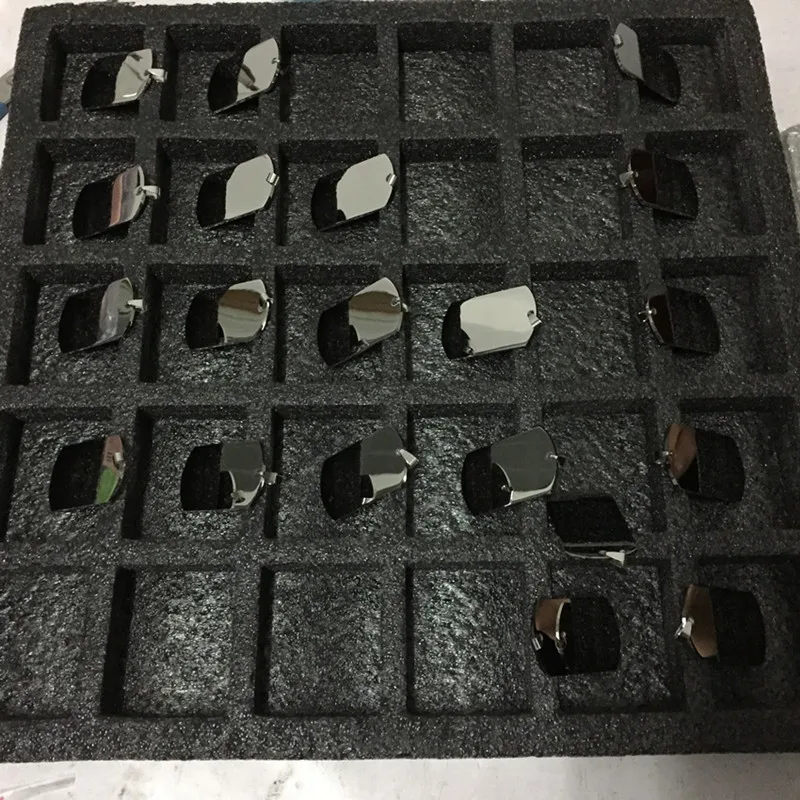 10 шт./лот Подвеска из полированной нержавеющей стали прямоугольная пустая собака