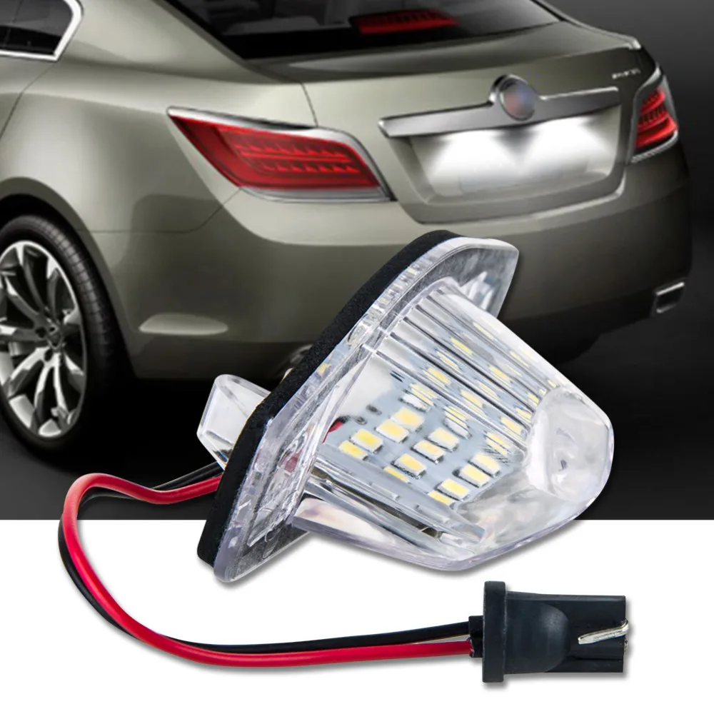 VooVoo 2 шт. 18 светодиодов номерной знак освещение лампа 12 В для Honda Fit jazz фонарь CRV без