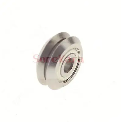

12*45.72*15.88mm W Groove 90 Guide Pulley Sheave Sealed Rail Ball Bearing W3
