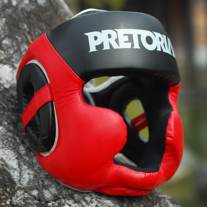 Бразилия PRETORIAN красный синий боксерский шлем MMA Муай тайские Близнецы удар головной убор защита для взрослых Мужской Женский спарринг головной убор защита