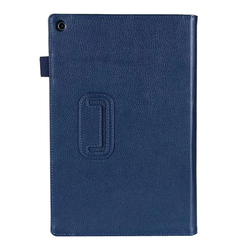 Dark Blue Чехол для 10,1 дюймов sony Xperia Table Z, GARUNK, твердый кожаный защитный чехол с личи для sony Xperia Z1, Аксессуары для планшетов - Цвет: Dark Blue