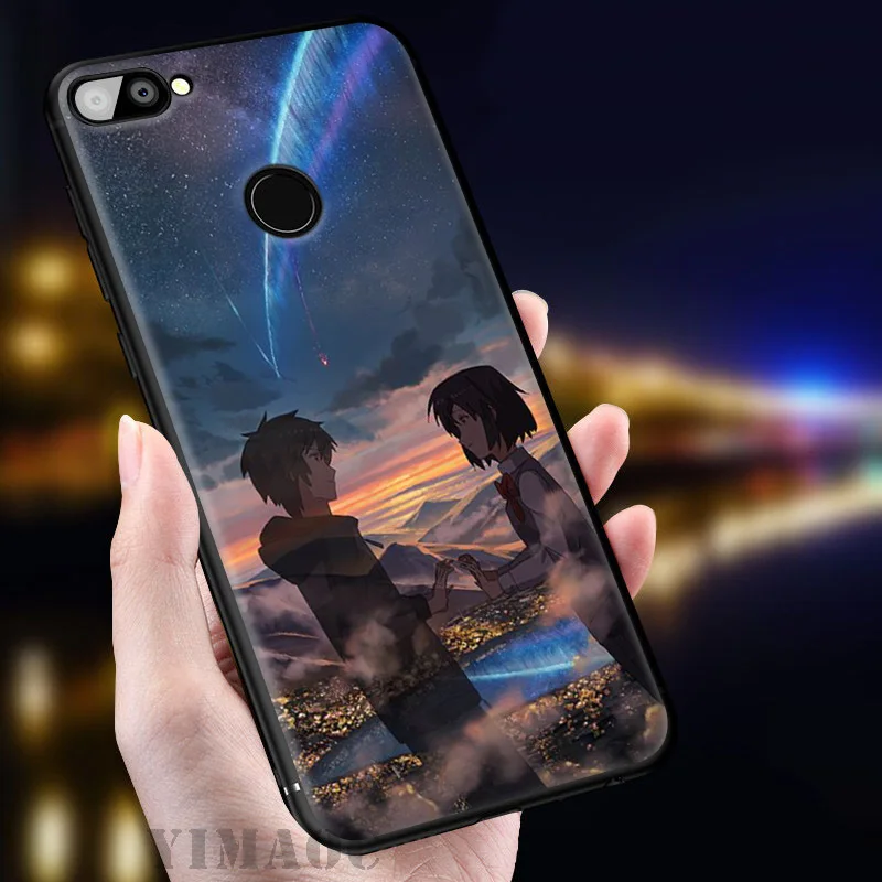 YIMAOC ваше имя Фильм Мягкий чехол для huawei Honor вид 20 10 8X8 8C 6A 7A 7X 7C Lite рro Y9 Y7 Y6 Prime 2018 2017 |