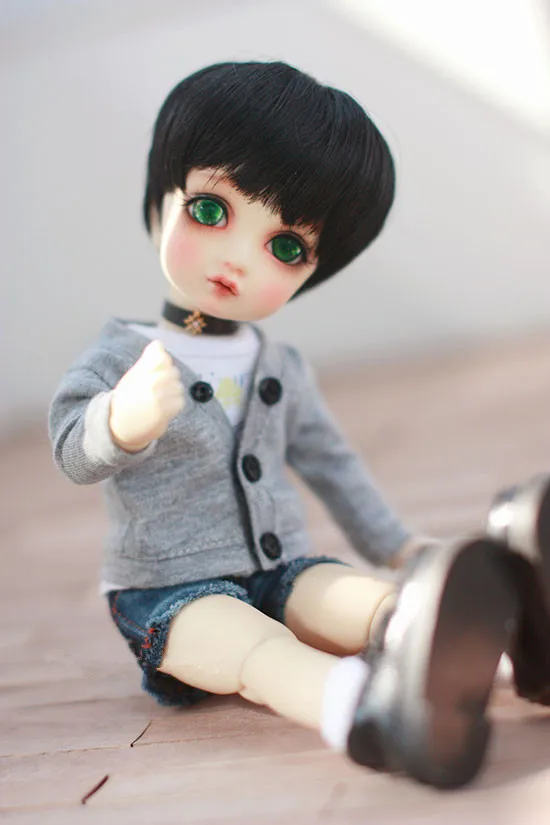 BJD Одежда для кукол светло-серый элегантный стиль кардиган пальто 1/6 YOSD Размер