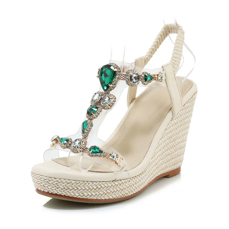 COVIBESCO/модные пикантные туфли на очень высокой танкетке с круглым носком женские