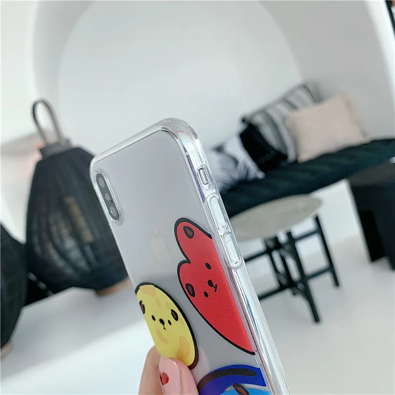 Чехол для телефона с любящим сердцем радуги iPhone 11 11pro 6 7 8 plus X XS чехол MAX XR мягкий
