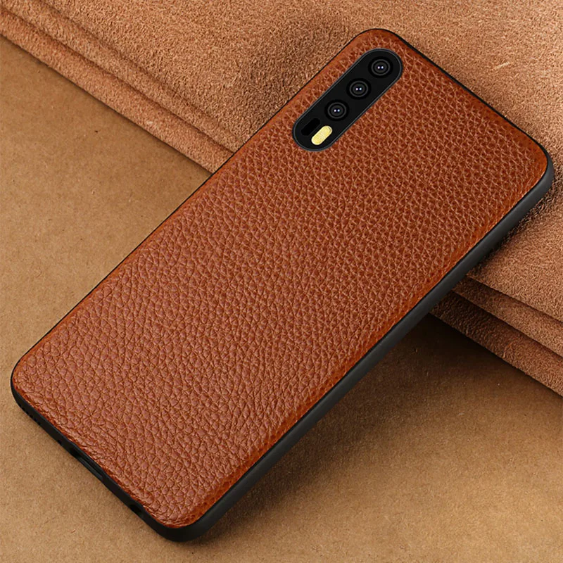 Чехол из воловьей кожи для Huawei Mate 9 10 20 Pro P10 P20 P30 lite текстурная задняя крышка с