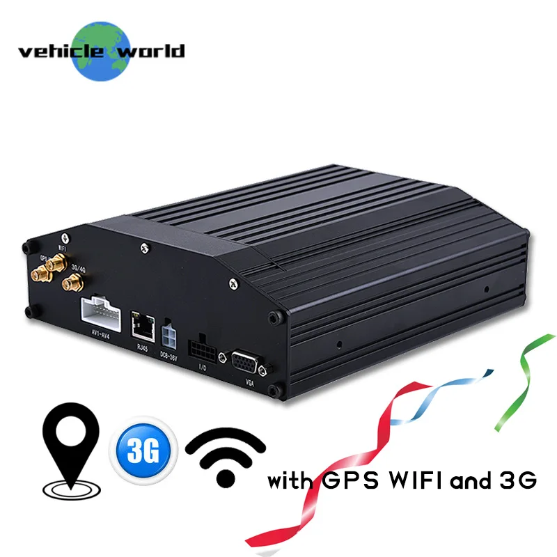 4CH 720 P AHD/аналоговый/композитный видео вход и 1CH VGA выход видеорегистратор HDD DVR 3 MDVR