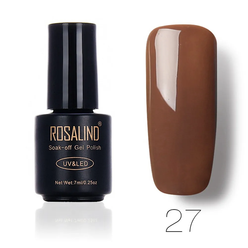 ROSALIND Matte Soak Off Nail polish fashion UV LED Gel Nails Polish Lasting Art vernis ongle 2019 new arrival dropshipping | Красота и