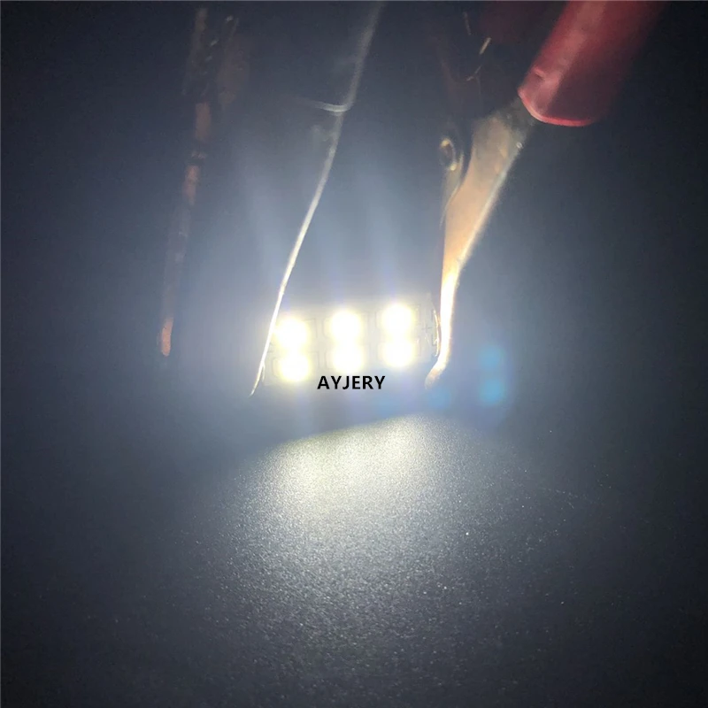 AYJERY горячая Распродажа 200X C5W 31 мм 36 39 41 6 светодиодов 3528 1210 SMD автомобильный