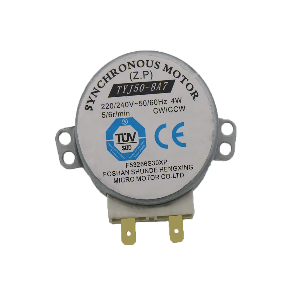 AC 220 240V 4W 6RPM 48mm Dia Микро Синхронный Мотор для теплого воздуха воздуходувки 50/60Hz CW/CCW