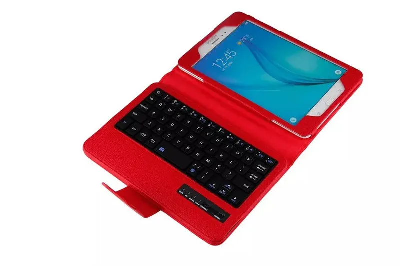Для Samsung GALAXY Tab S2 9. 0 T710 T715 Съемная Беспроводная Bluetooth клавиатура портфель Folio чехол