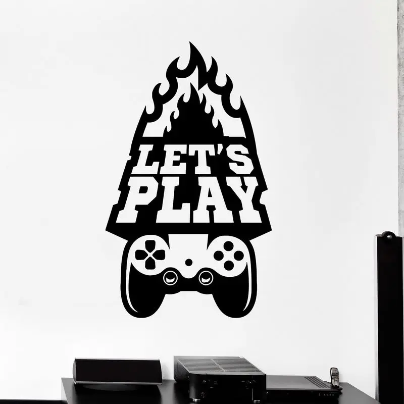 Eat Sleep Game наклейка повторная игра комната Наклейка плакаты игровой тематики геймер виниловые наклейки на стены Parede Декор Фреска видео игра наклейка