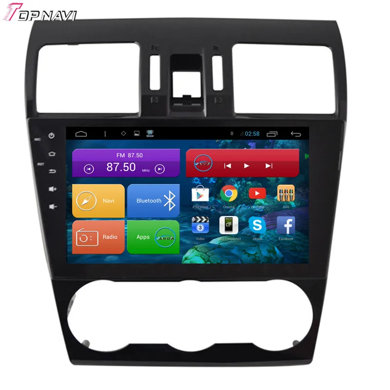 

Topnavi 9 "четырехъядерный Android 6,0 Автомобильный GPS навигатор для Forester 2014 Авторадио Мультимедиа Аудио стерео, без DVD