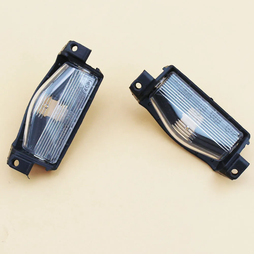 LARBLL 2 шт./лот Стайлинг автомобиля лампа для номерного знака Крышка корпуса Mazda 3 M2 M3