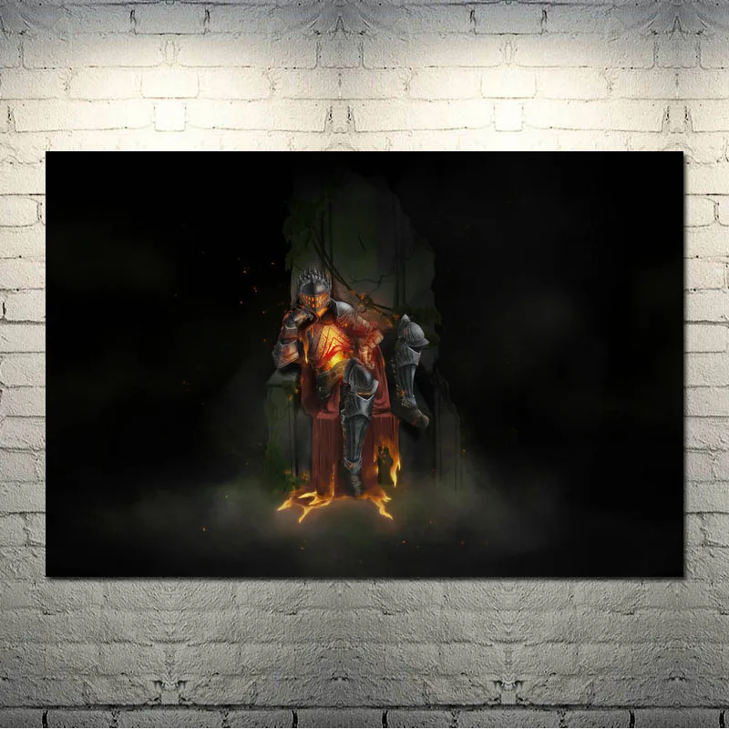 picture 7 Dark Souls Hot Game Art Шелковый Холст плакат 13x20 24x36 дюймов настенные картины-004 - Цвет: picture 7