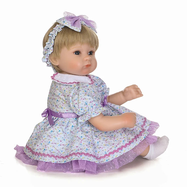 

40cm Silicone Reborn Baby Dolls kids Playmate Gift For Girls 16 Inch real bebe alive reborn bonecas Brinquedos